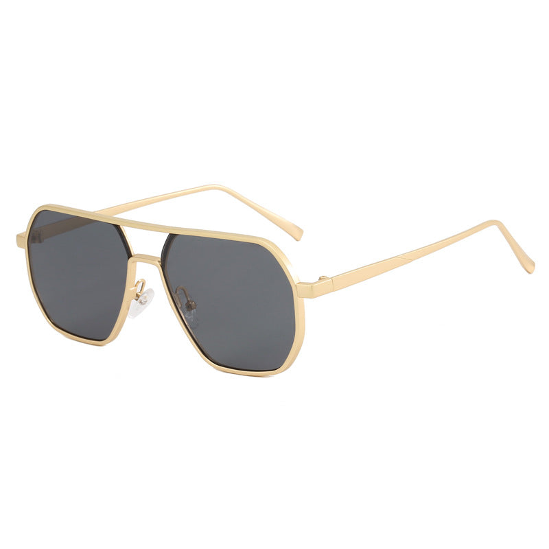 Women's trendy sunglasses with modern geometric frame Bowlift