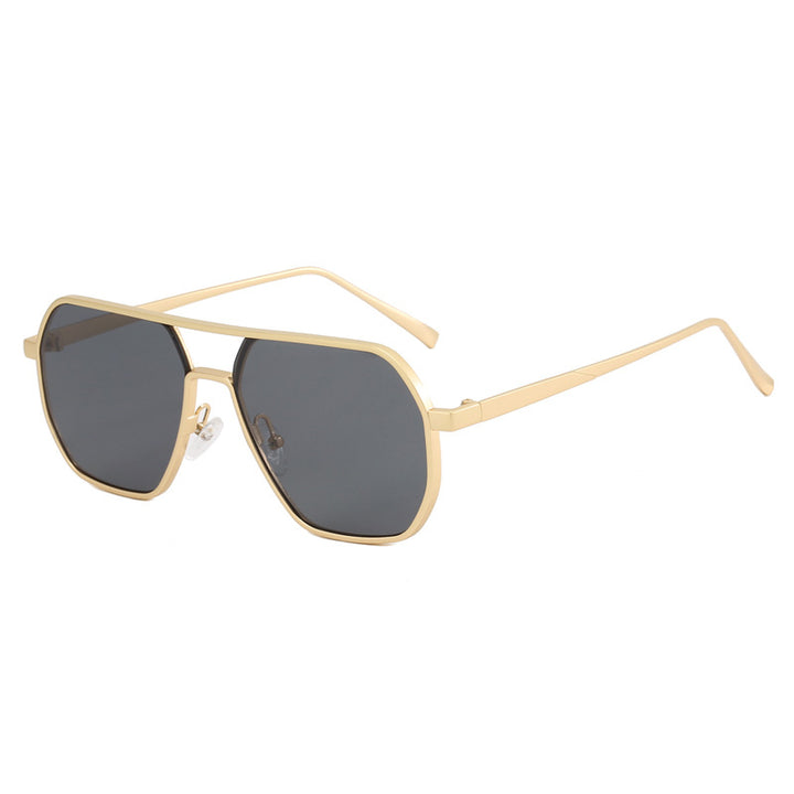 Women's trendy sunglasses with modern geometric frame Bowlift