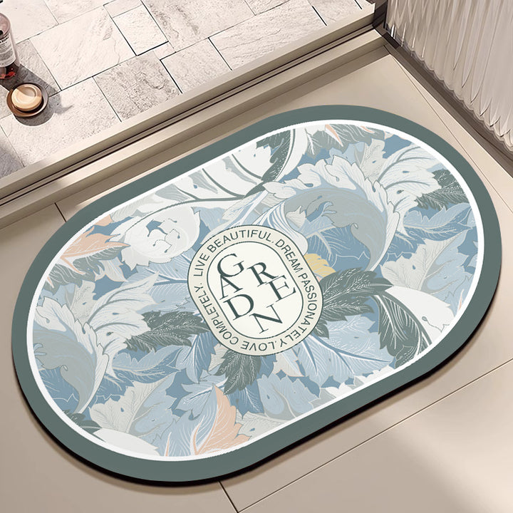 Decorative Motivational Bath Mat Bowlift