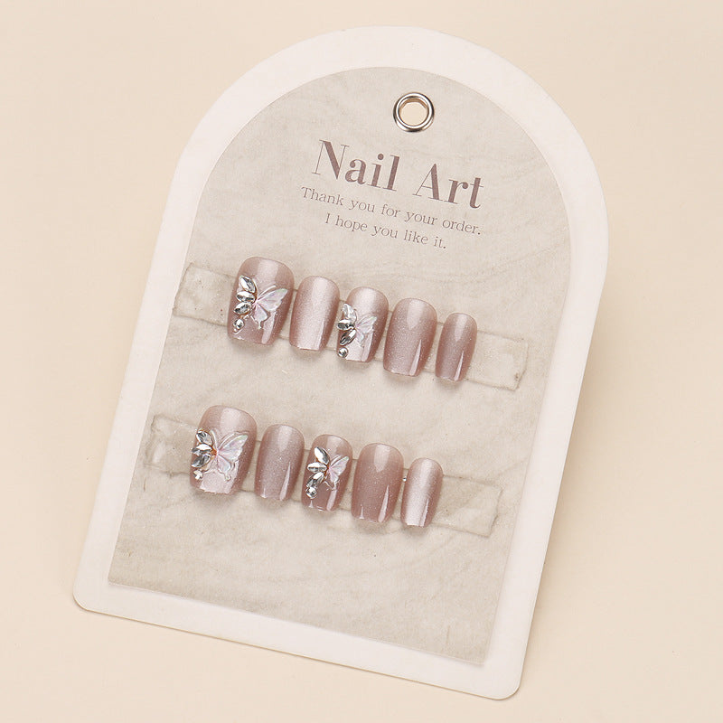 Elegant Nail Art Set with Floral Accents Bowlift