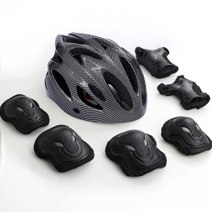 Children's Cycling Safety Helmet and Protective Gear Set Bowlift