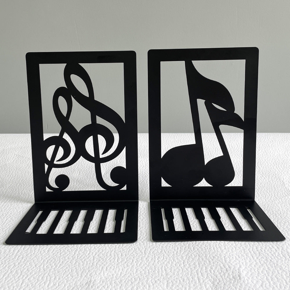 Musical Note Themed Bookends