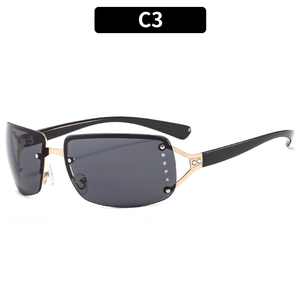 Futuristic Statement Shield Sunglasses