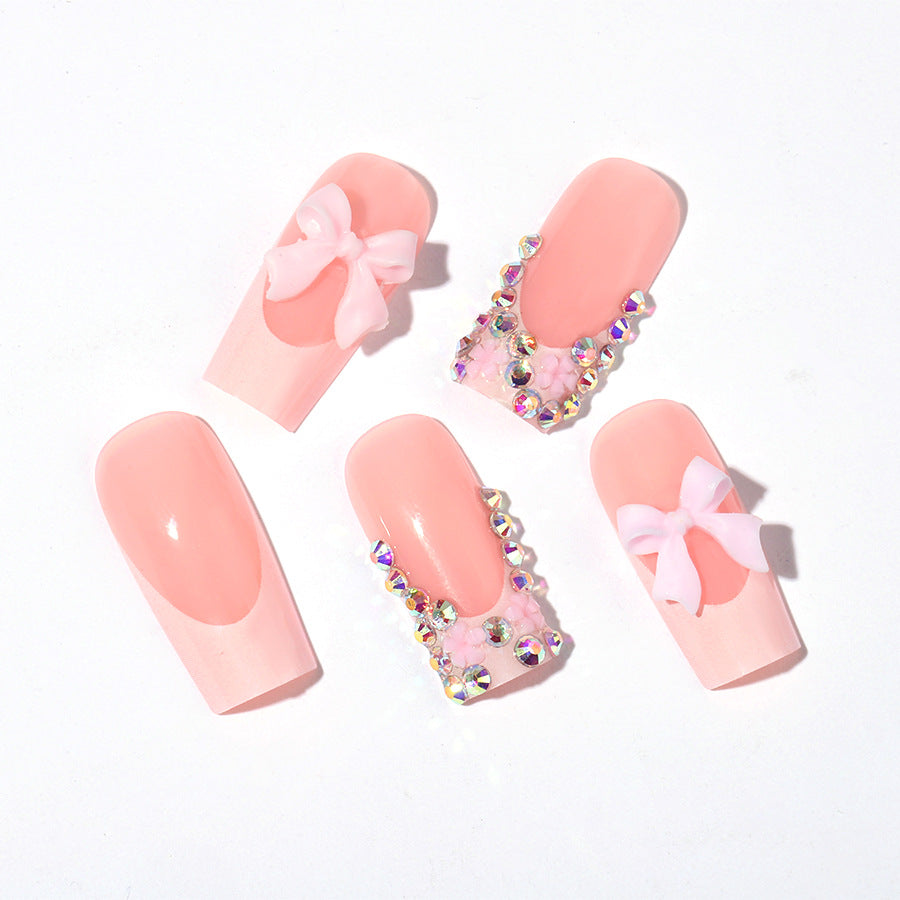 Elegant Nail Art Press-On Set Bowlift