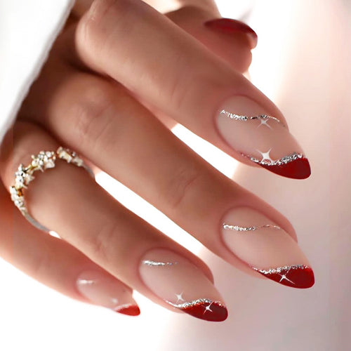Artistic Gradient Press-On Nail Set Bowlift