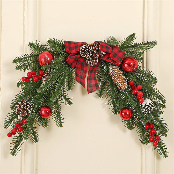 BowLift | Christmas 3 PC Set - Garland, Wreath, Swag Wall Hanging Christmas Decoration Set