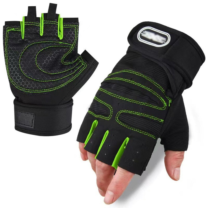 Padded Half-Finger Cycling Gloves Bowlift