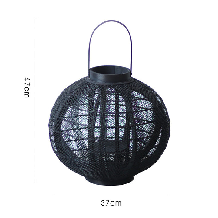Decorative metal lantern with handle Bowlift