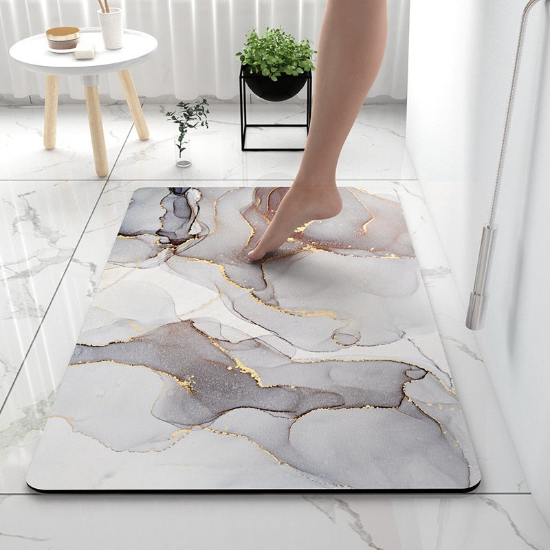 Artistic Non-Slip Bath Mat Bowlift