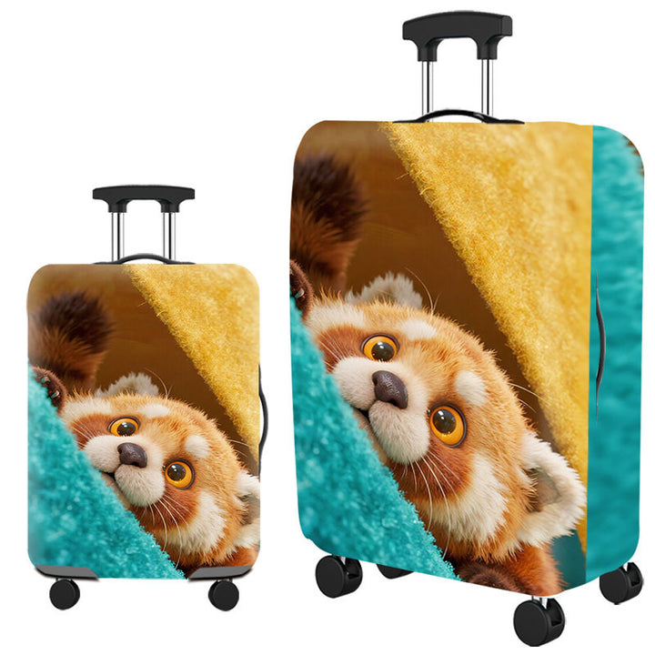 Artistic Cat-Themed Hard Shell Suitcase Bowlift