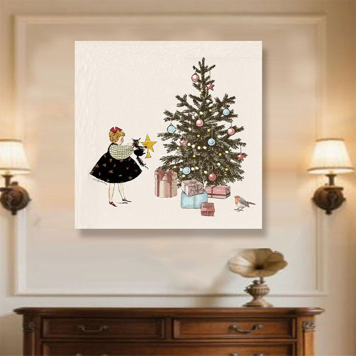 Vintage Christmas Wall Art