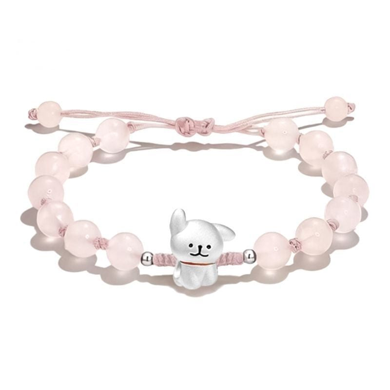 Adjustable Cute Dog Charm Bracelet Bowlift