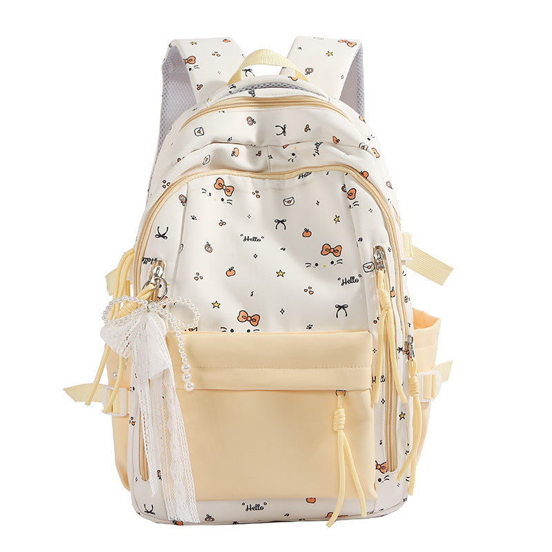 Leisure backpack with charming design and practical compartments Bowlift