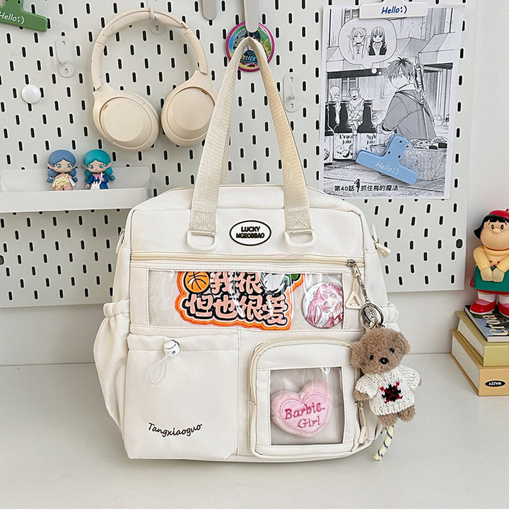 Stylish Multi-Pocket Tote Bag