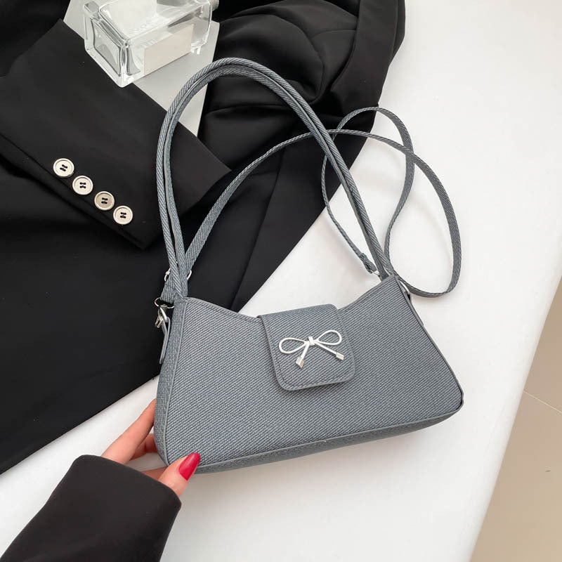 Chic Textured Mini Crossbody Bag Bowlift