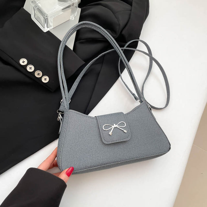 Chic Textured Mini Crossbody Bag Bowlift