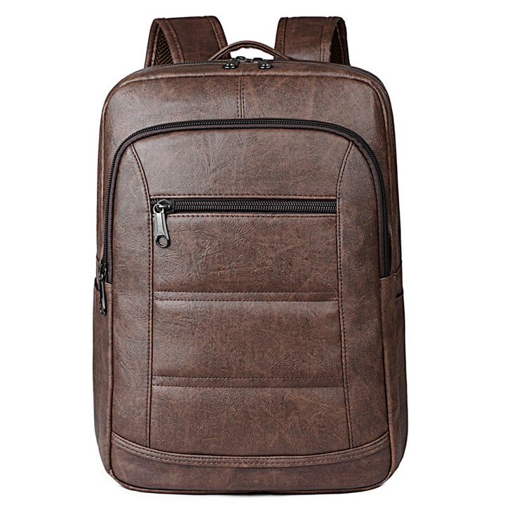 Elegant Backpack Made of Durable Synthetic Leather with Intelligent Compartment System Bowlift