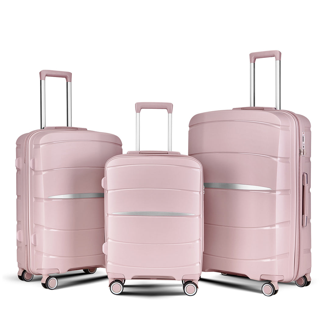 Unisex Premium Multi-Size Hard Shell Suitcase Set Bowlift