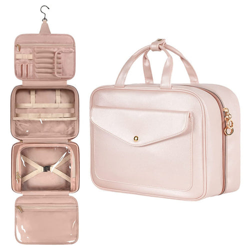 Cosmetic Organizer Bag with Improved Functionality Bowlift