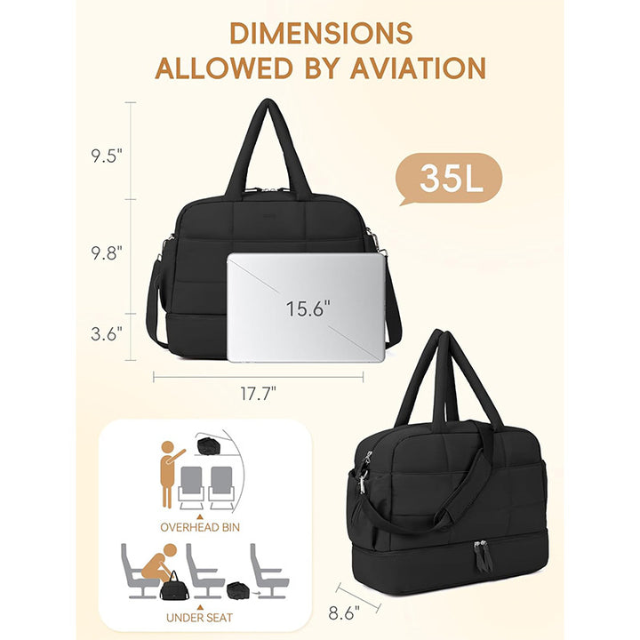 Padded Multifunctional Travel Bag Bowlift