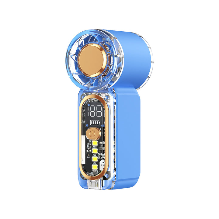 Ladies portable high-performance fan with LED display Bowlift