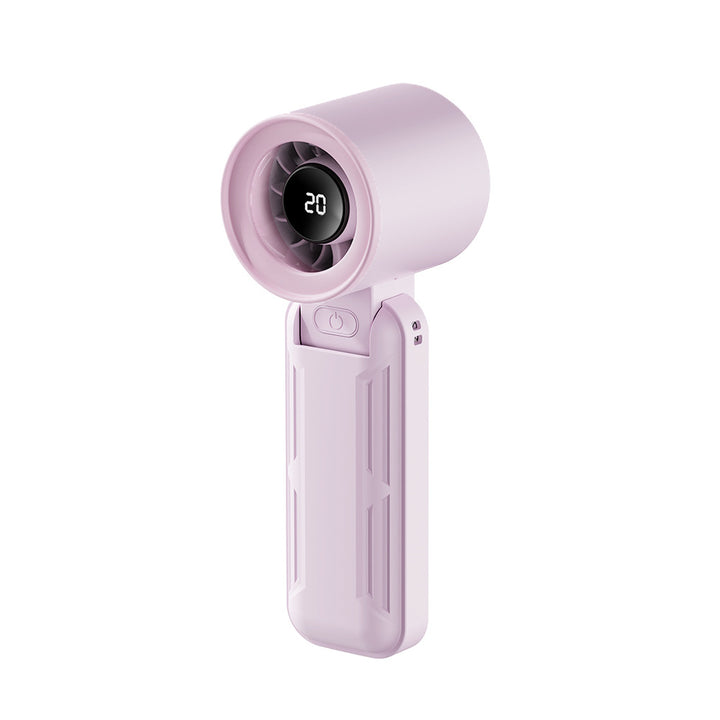 Women's portable mini hub fan with digital display Bowlift