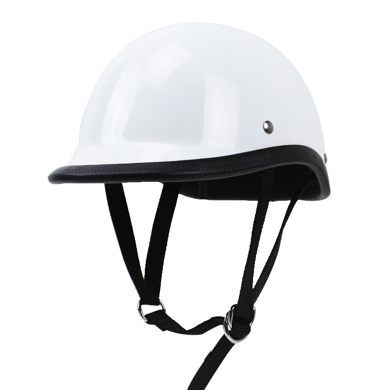 Classic Cruiser Motorcycle Safety Helmet Bowlift