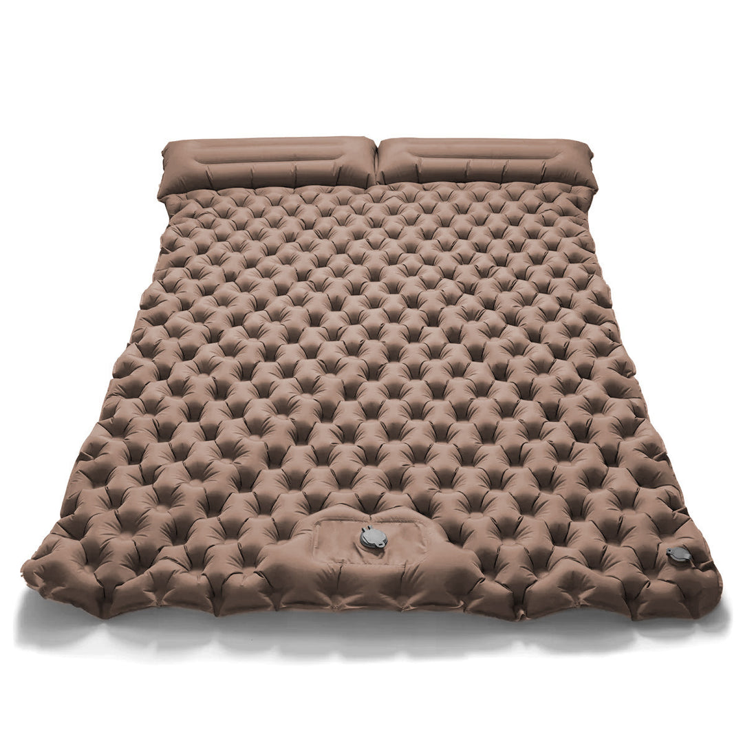 Inflatable Comfort Mattress with Ergonomic Headrest Bowlift