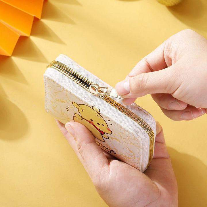 Cute Cartoon-Themed Zippered Coin Purse Bowlift