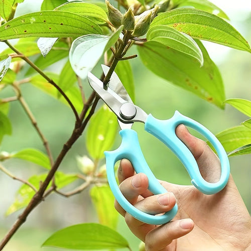 Compact stainless steel multi-purpose kitchen and craft scissors with Ergonomic non-slip handles Bowlift