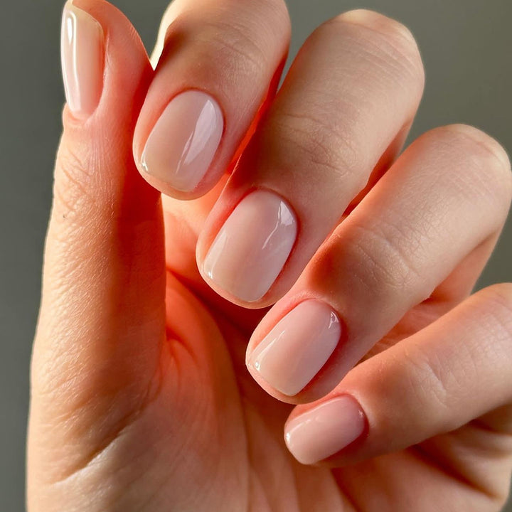 Artful Nail Extensions with Elegant Glossy Finish Bowlift