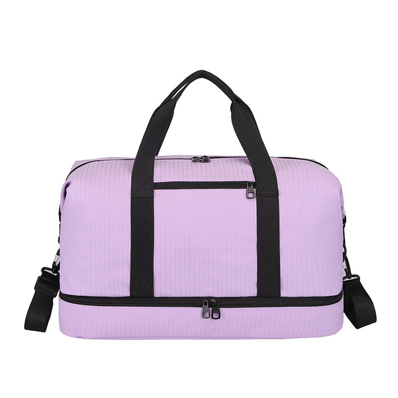 Sport Duffel Bag with Multiple Compartments and Sturdy Carry Handles Bowlift