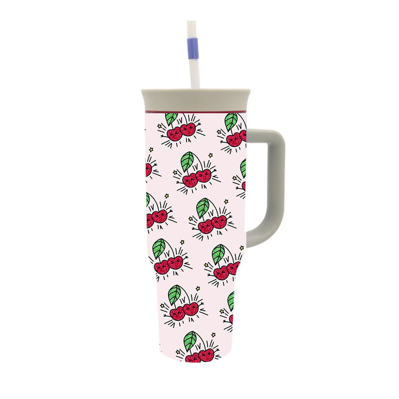 Women's Stylish Drink Cup with Practical Straw Bowlift
