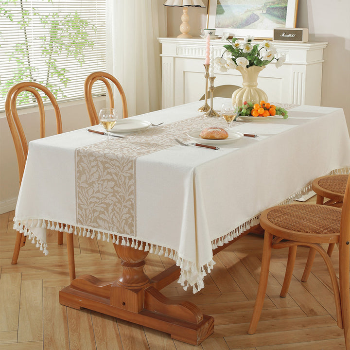 Decorative Fringe Tablecloth