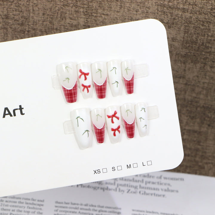 Festive Nail Art Press-On Collection Bowlift