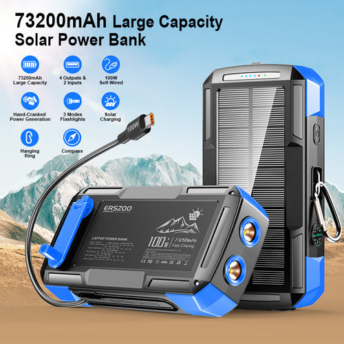 Portable Solar Power Bank By Bowlift