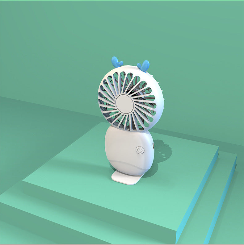 Ladies Portable Mini Fan with Playful Design Bowlift