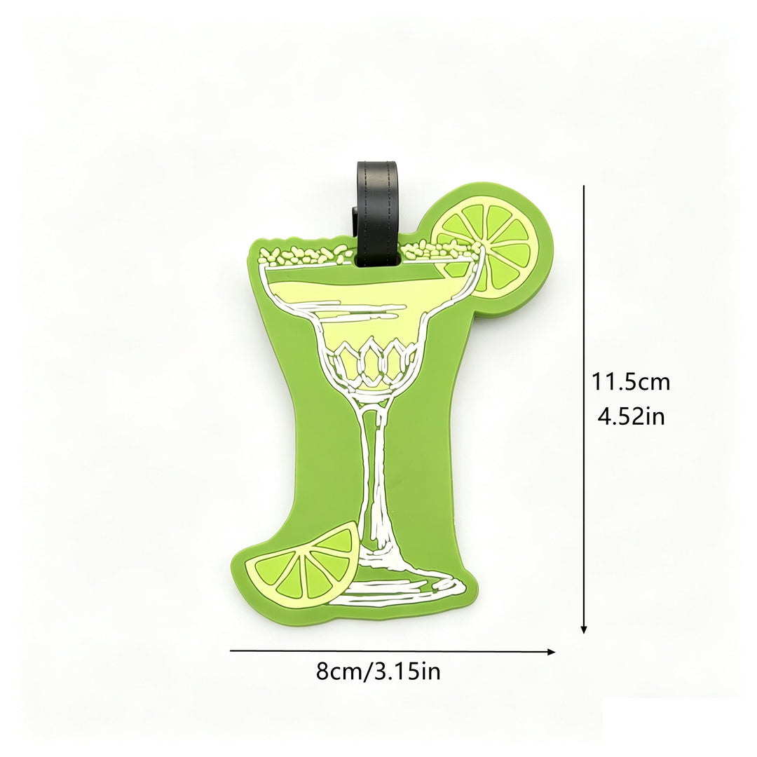 Cocktail Glass Shaped Luggage Tag Bowlift