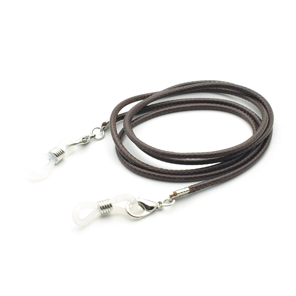 Braided Leather Eyewear Holder Bowlift
