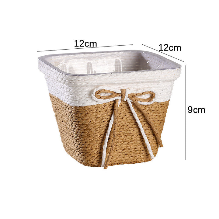 Heart-Shaped Woven Storage Basket Bowlift