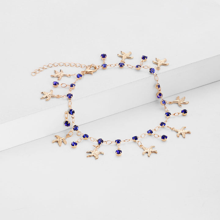 Starfish Charm Anklet Bowlift