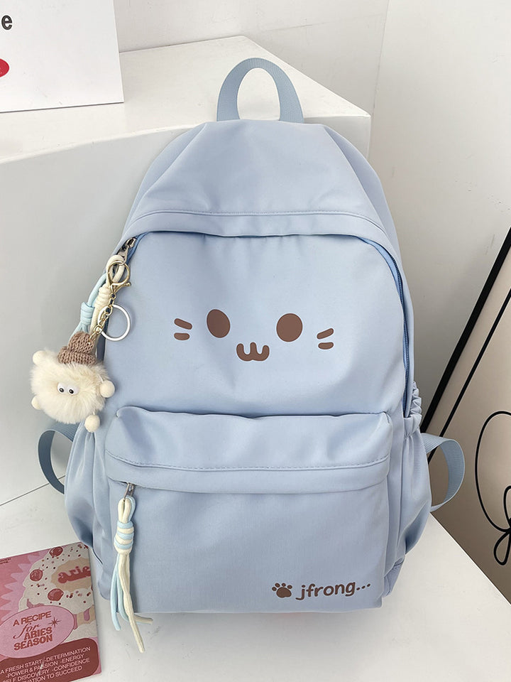 Cute Cat-Themed School Backpack