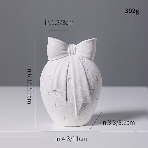 Nordic Knit-Top Ceramic Vase