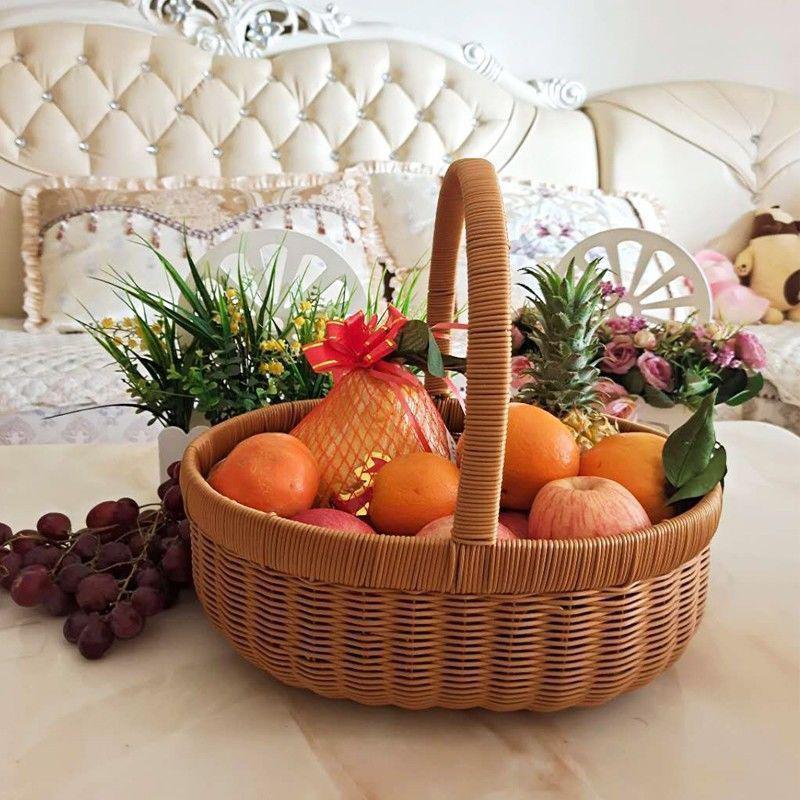 Handwoven Storage Basket Bowlift