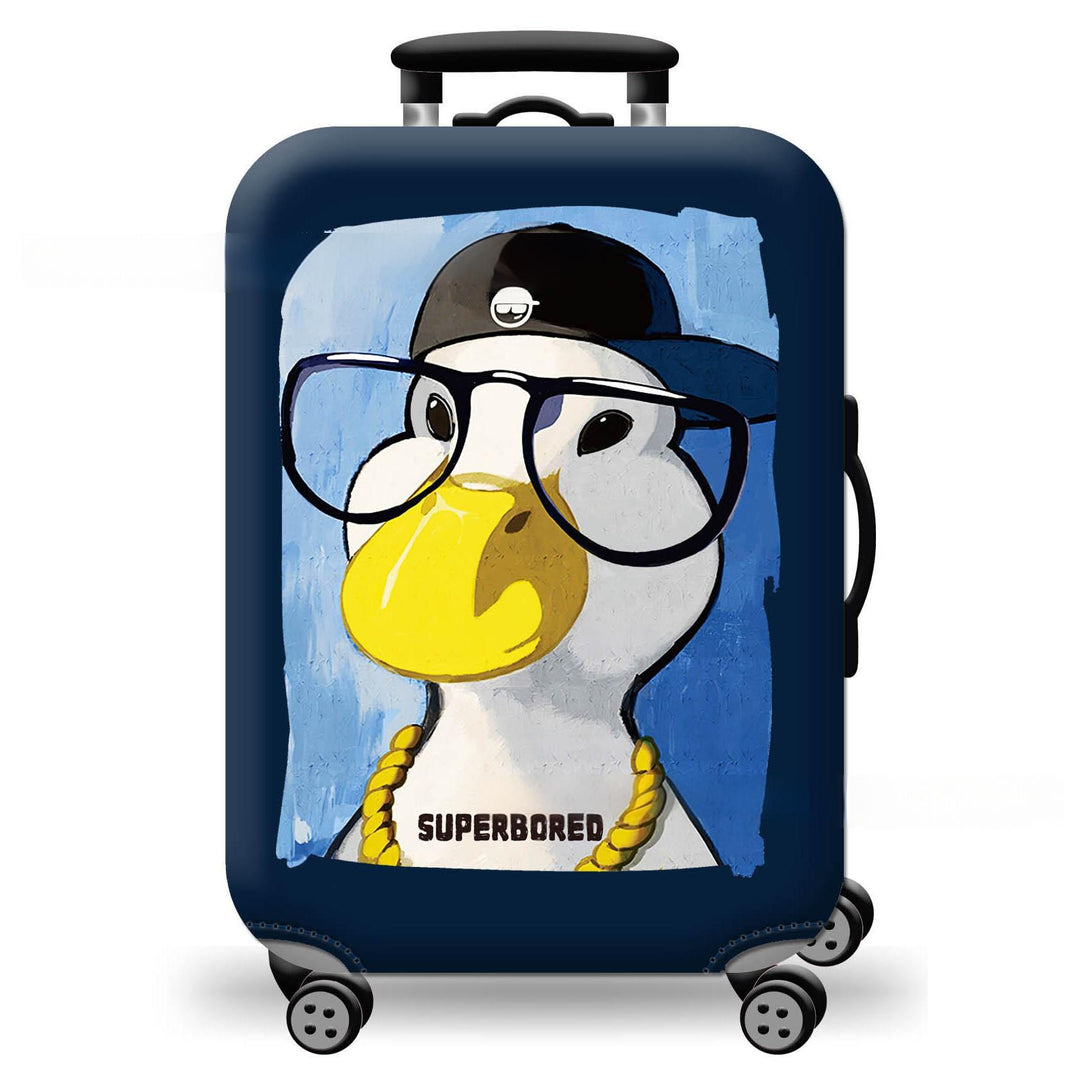 Women's Hard Shell Suitcase with Cute Animal Design Bowlift