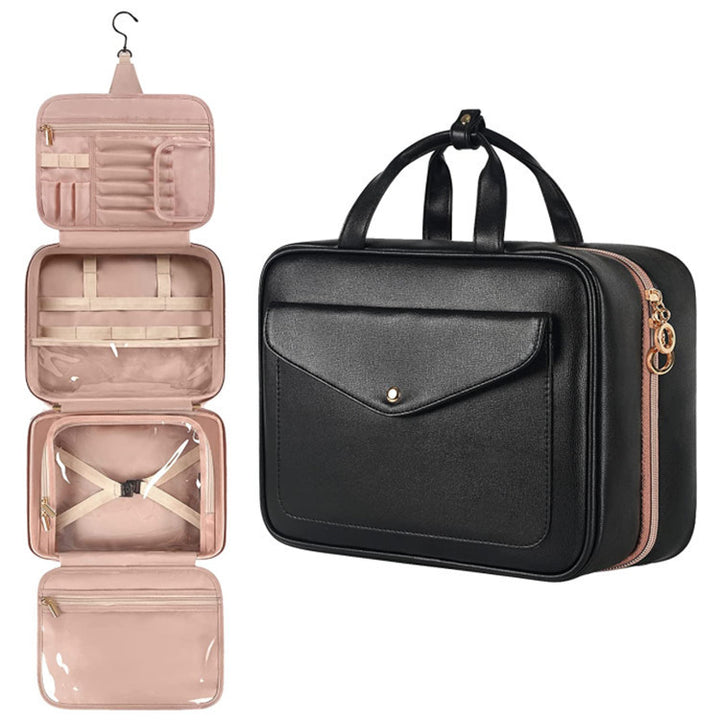 Cosmetic Organizer Bag with Improved Functionality Bowlift