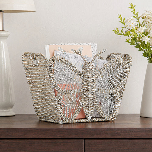 Decorative storage basket with butterfly design Bowlift