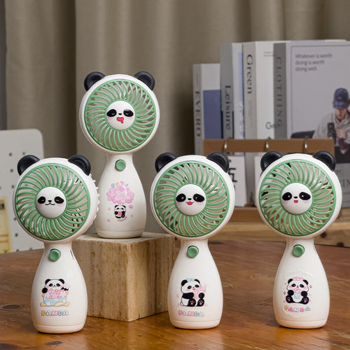 Ladies Wearable Hand Fan with Cute Panda Design Bowlift