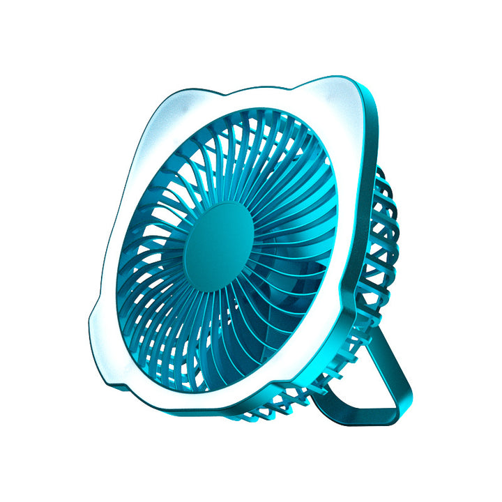 Women Mini Table Fan with Powerful Battery Bowlift