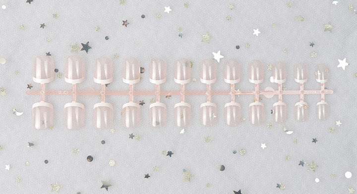 Glossy Natural-Shape Press-On Nails Bowlift